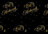 Eid Gift Wrapping Paper (black and gold)