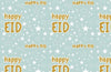 Eid Gift Wrapping Paper (mint green with gold Happy Eid)